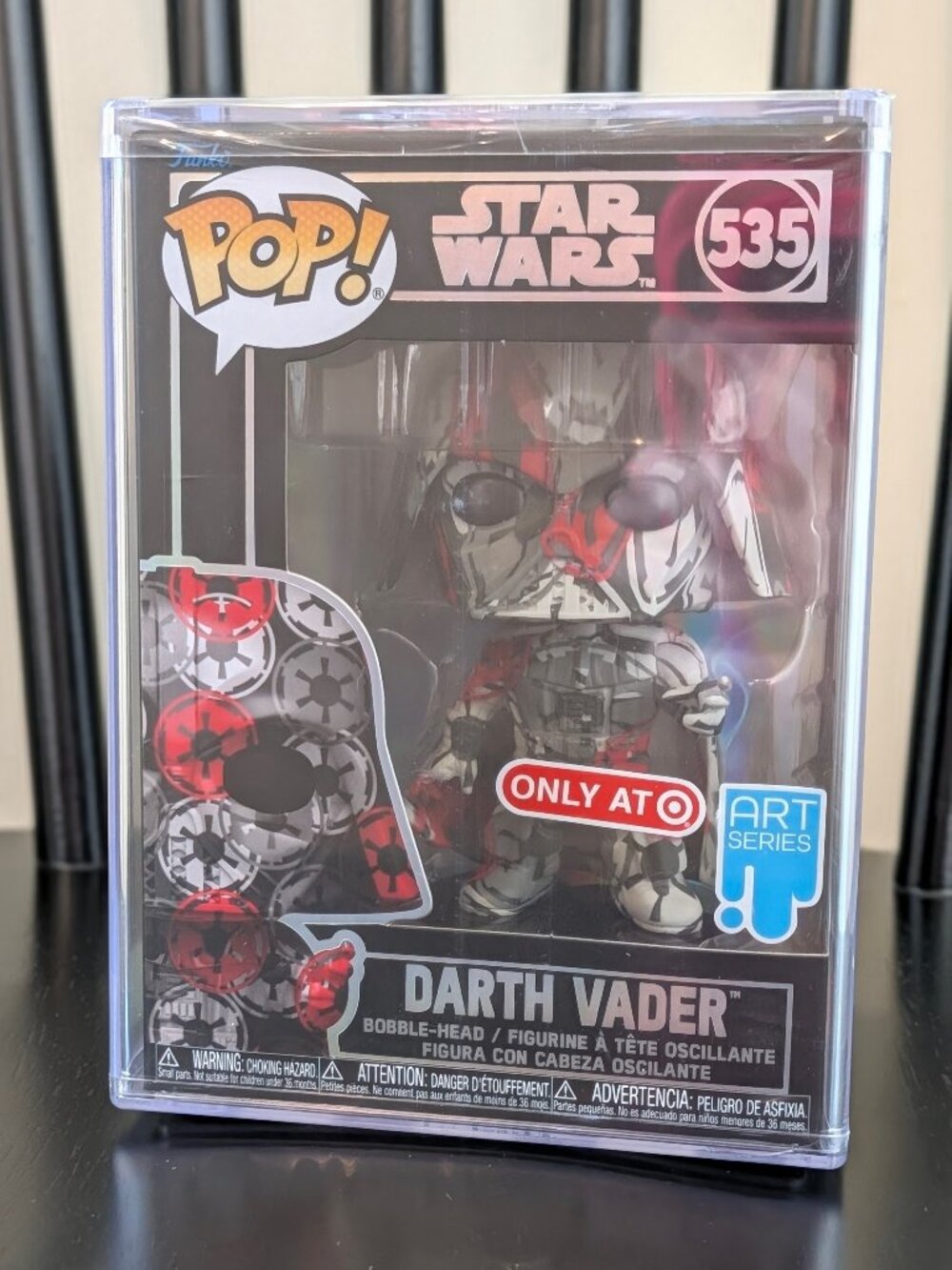 Funko Pop! Star Wars Darth Vader #535 Art Series Target Exclusive w/ Protector